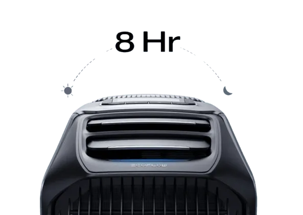 מזגן נייד WAVE 3 כולל סוללה קיבולת 1024W