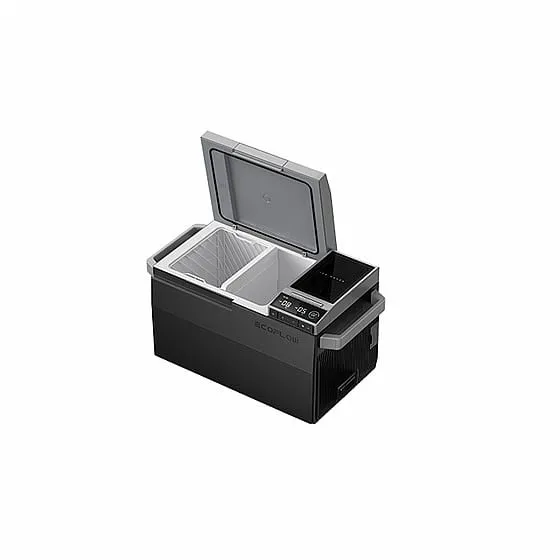 מקרר/מקפיא נייד EcoFlow GLACIER 38L, סוללה + מכונת קרח